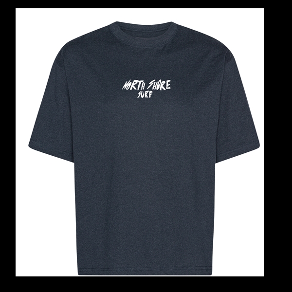 North Shore Surf - Box T-Shirt “NSS Grafitti” - Heather Blue